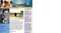 Desktop Screenshot of barackhobamafoundation.org