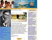 Tablet Screenshot of barackhobamafoundation.org
